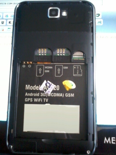 CELULAR A9220 COM DEFEITO NA IMAGEM
