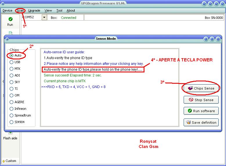 Detector de CPU V1.00. Box GPGDragon