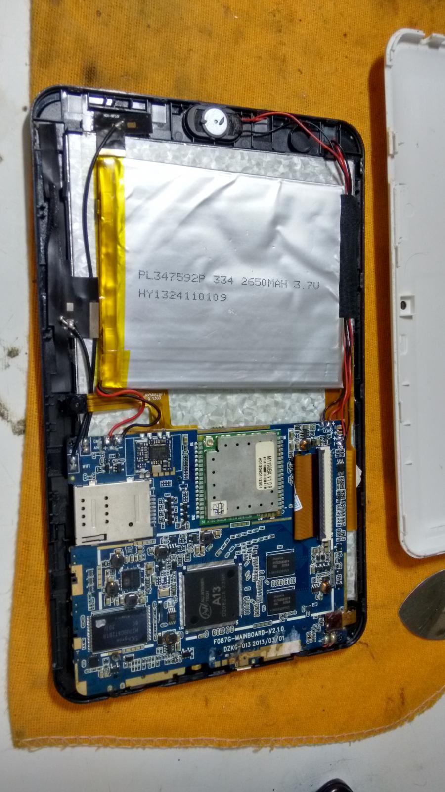 Tablet DL EV-C71BRA travado