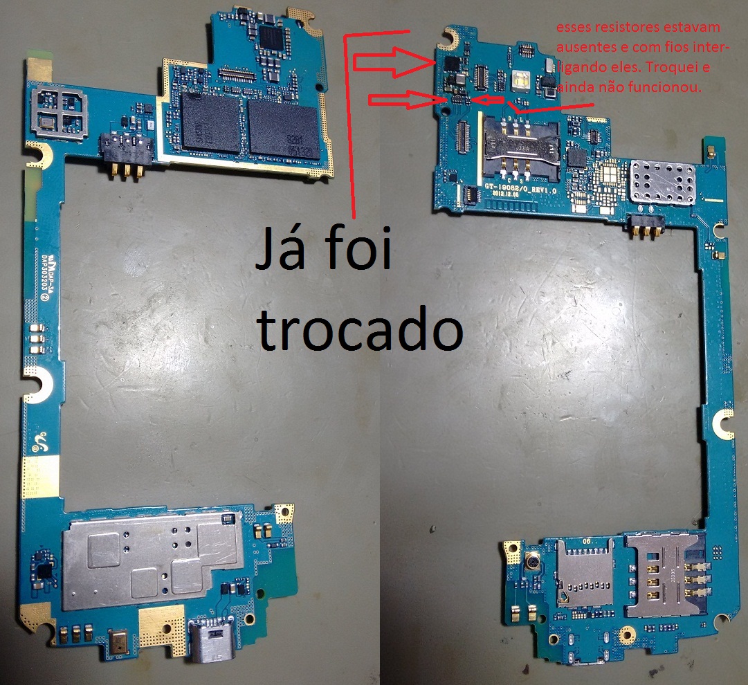 Gran Duos GT-i9082L Não dá vídeo, já troquei LCD