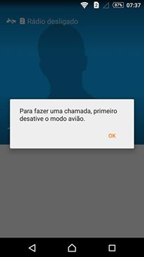 Sony Z3 D6633 sem rede
