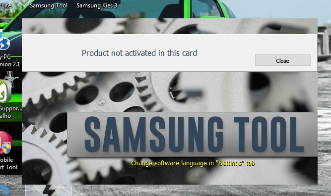 Erro ao abrir Samsung Tool PRO