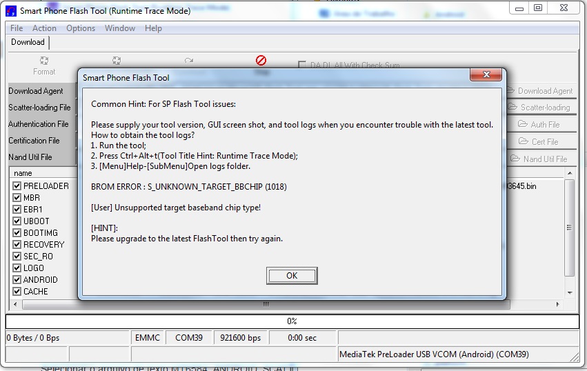 Procedimento de Atualizações em Aparelhos Multilaser pelo SP_Flash_Tool
