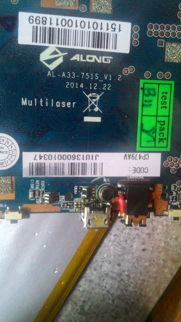 tablet multilaser não carrega(paraguai)