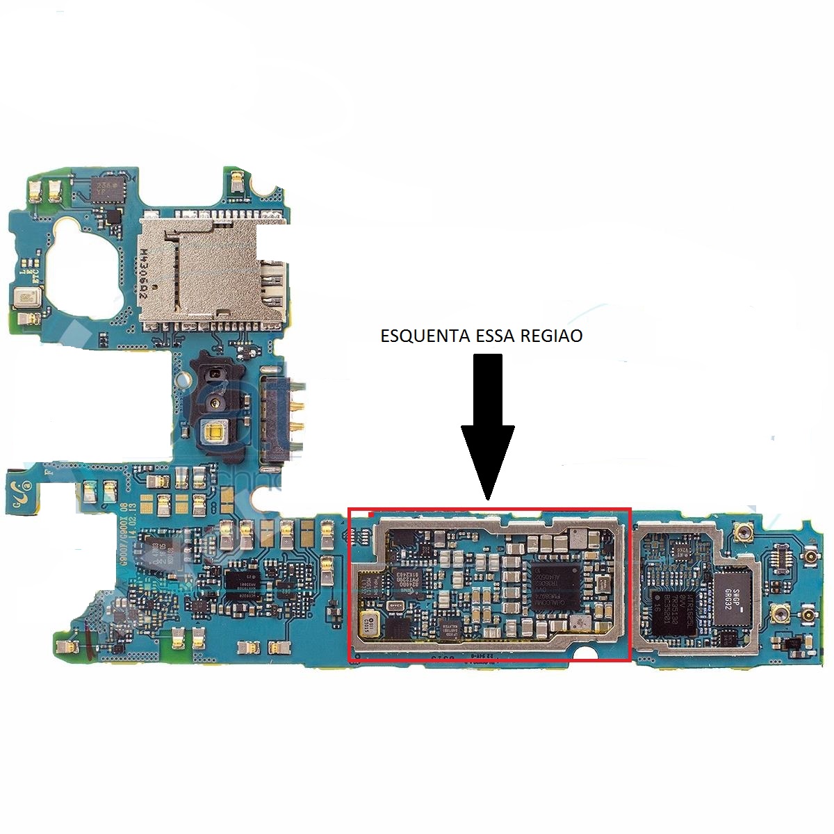 samsung g900m nao carrega