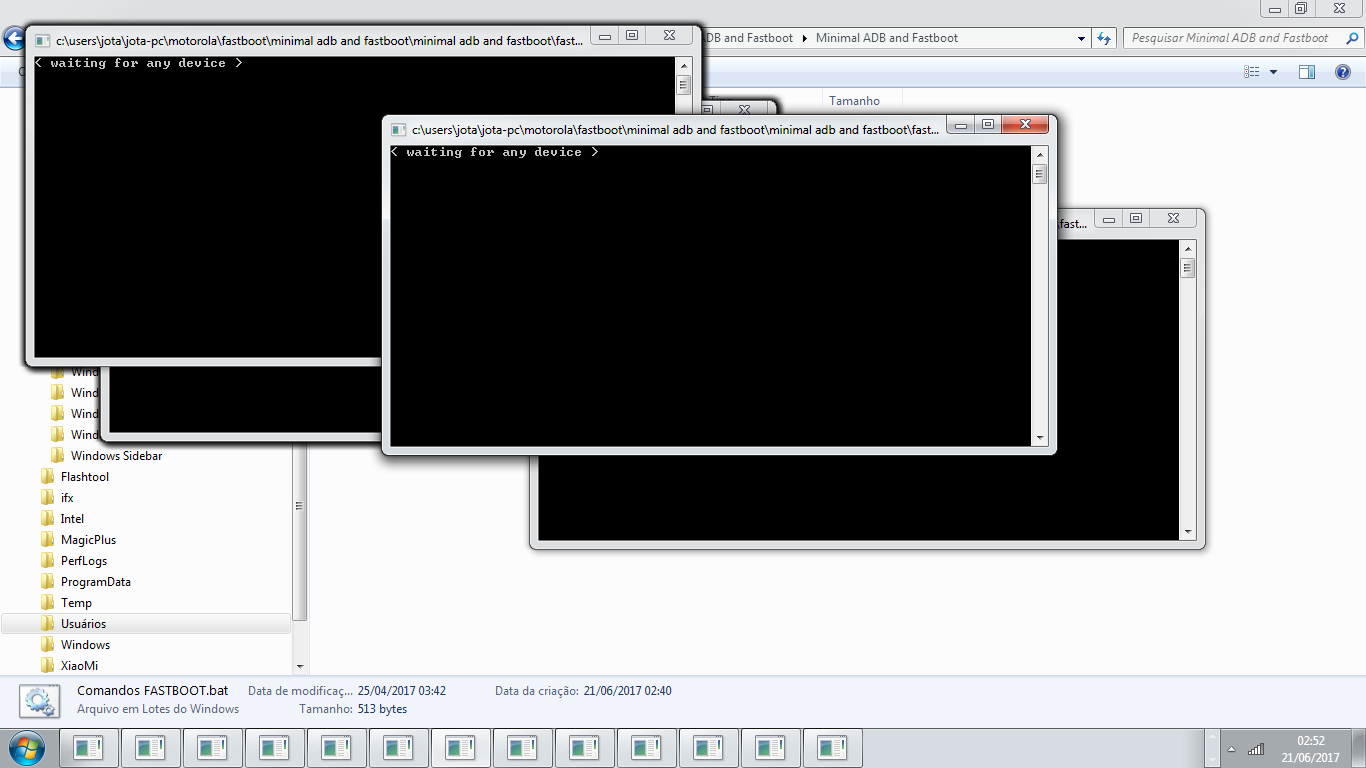 [Resolvido] (W7-64bits) Problema com comandos no Prompt de Comando