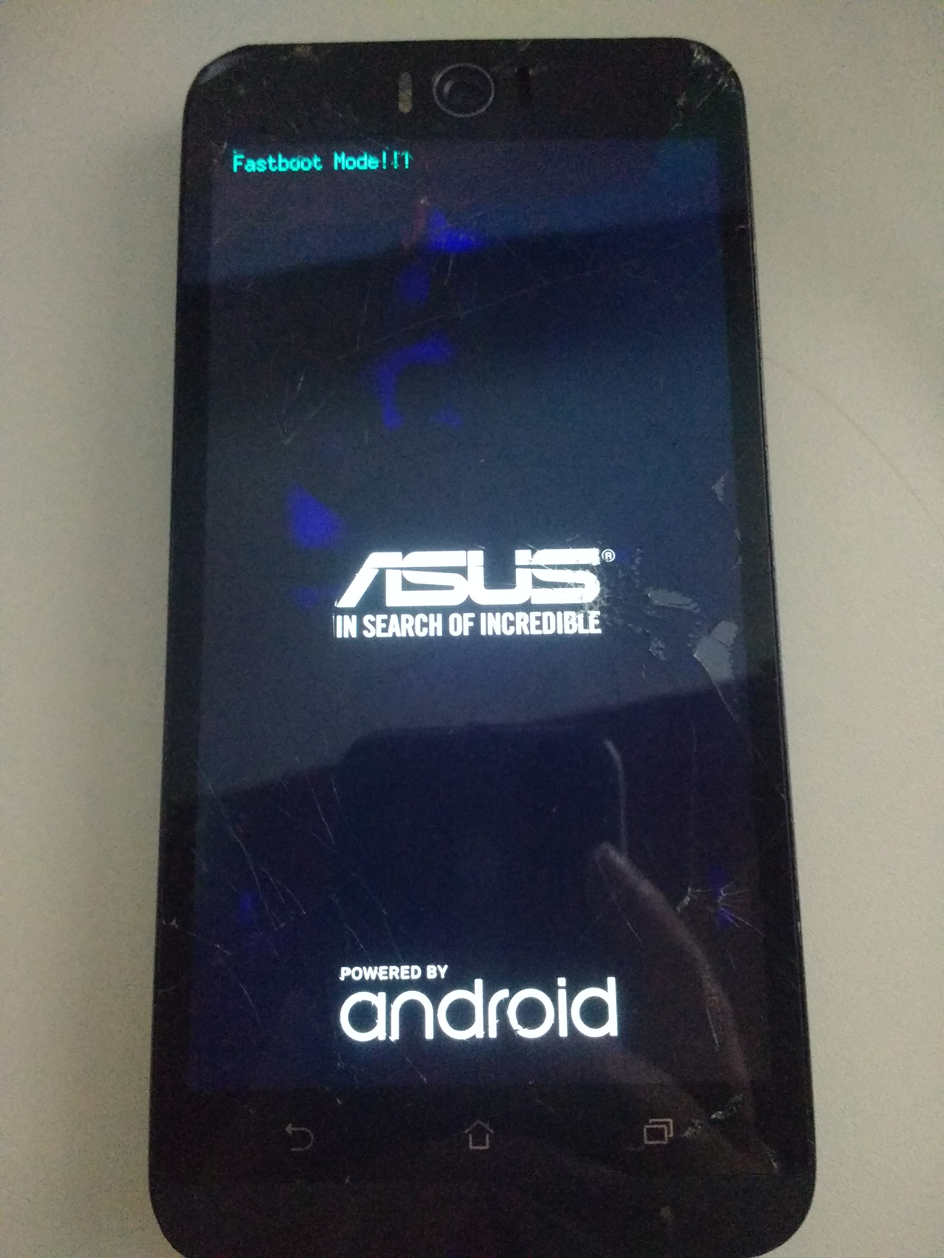 Rom Zenfone selfie ZD551KL só Fastboot Mode