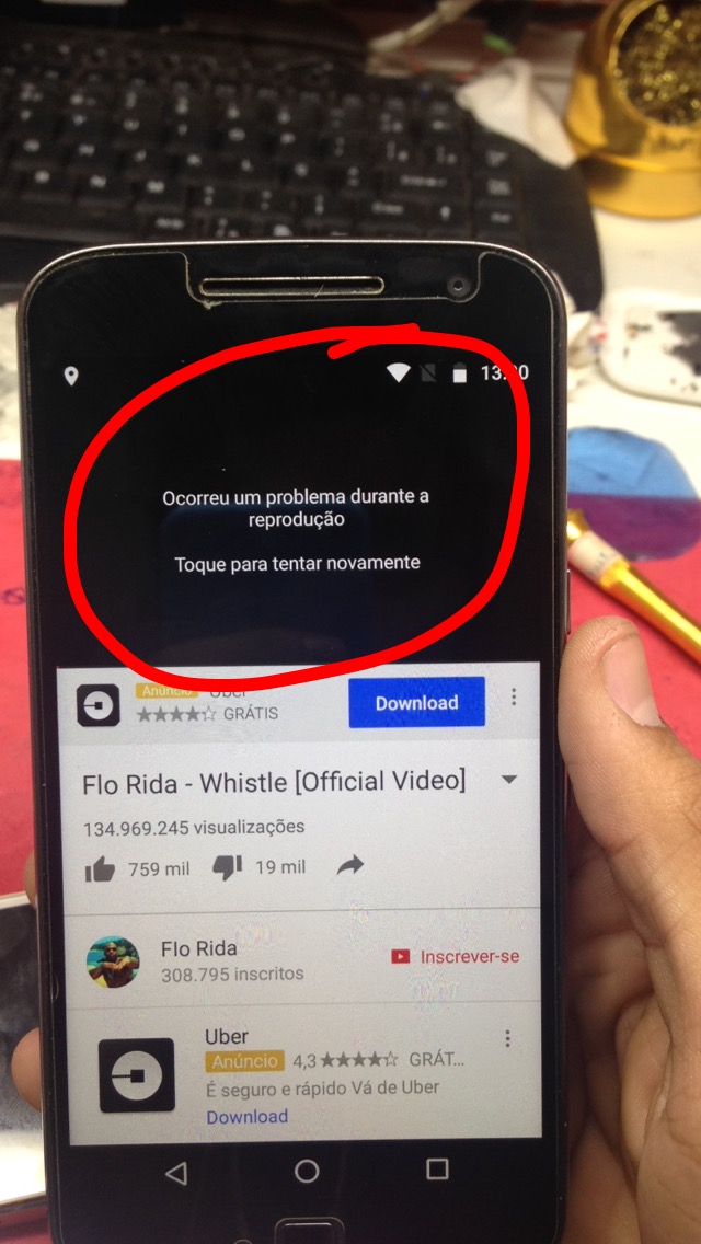 Moto g4 Plus Não reproduz Video
