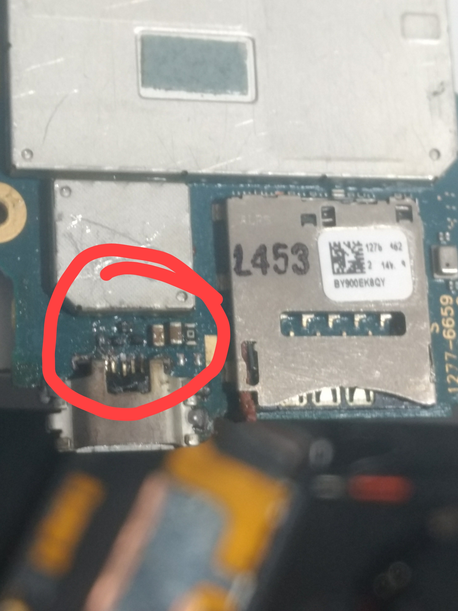Foto placa do Sony Z2
