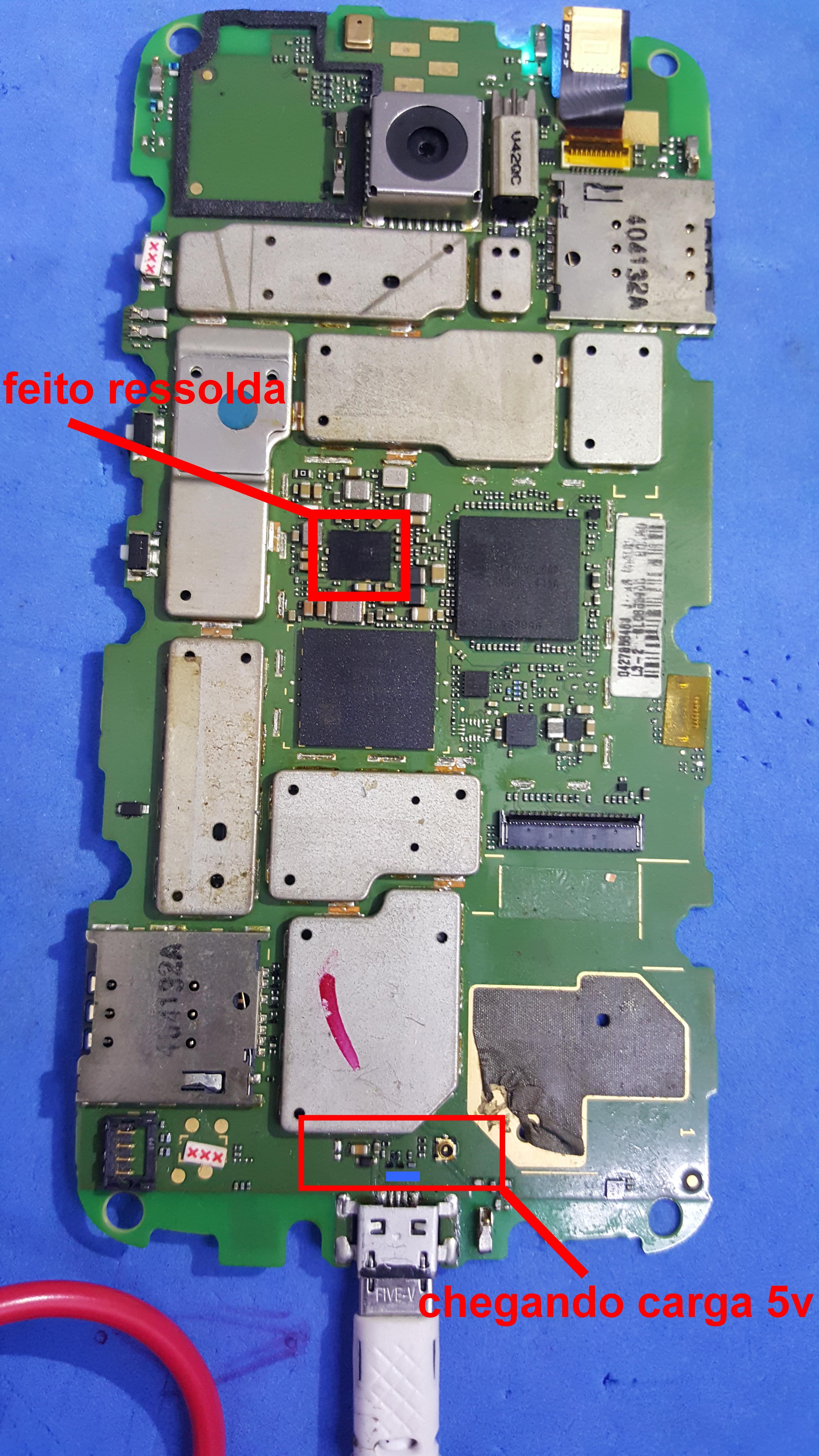 Moto G1 (XT1033) carga falsa