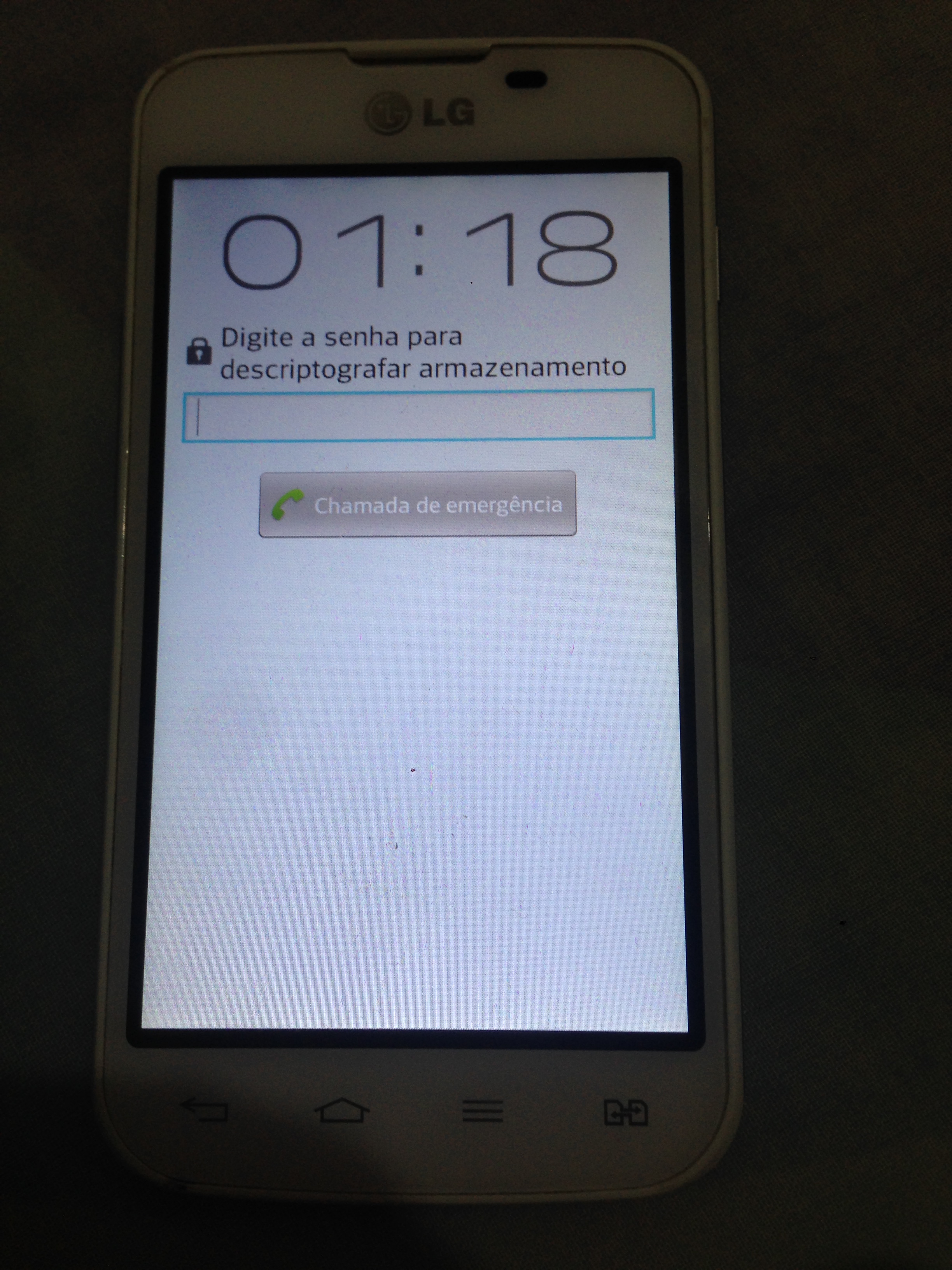 E455F TRAVADO NA TELA DE CRIPTOGRAFIA