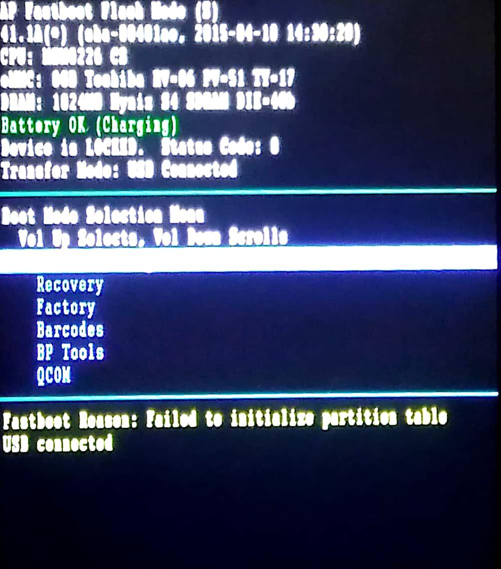 XT1033 - fastboot getvar all - imei vazio