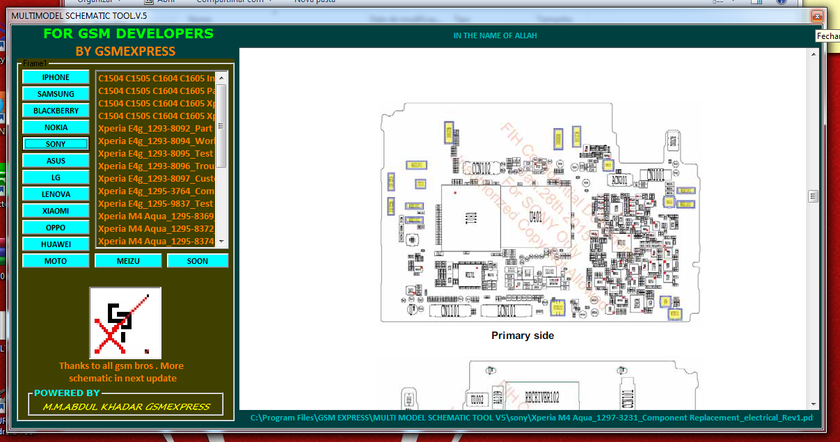 Mult Model Schematic Tool V5.0