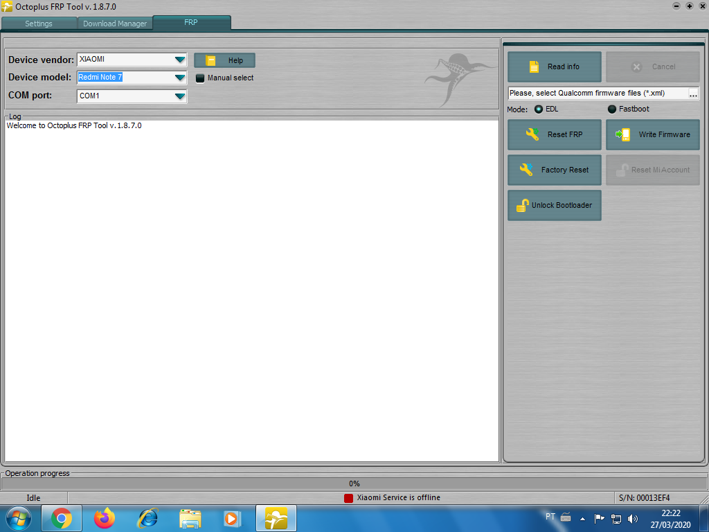 erro "no such file ou directory" ao fazer flash xiaomi