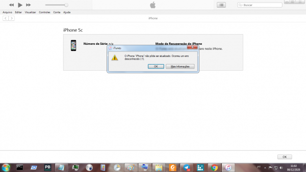erro iphone 5c erro 1 ao atualizar.png