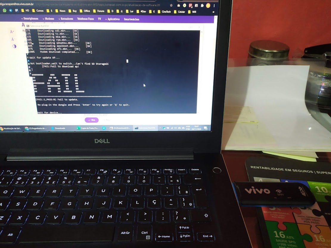 D-Link DWR-910 - Firmware bricked durante atualização