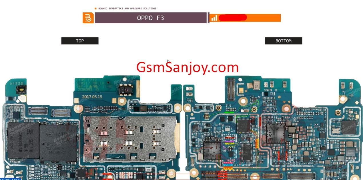 OPPO F3 All Hardware Schematic Diagram Free Ways
