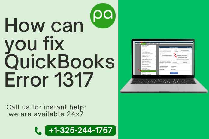 +1-325-244-1757 Resolve QuickBooks Error 1317 | Step-by-Step Fix Guide