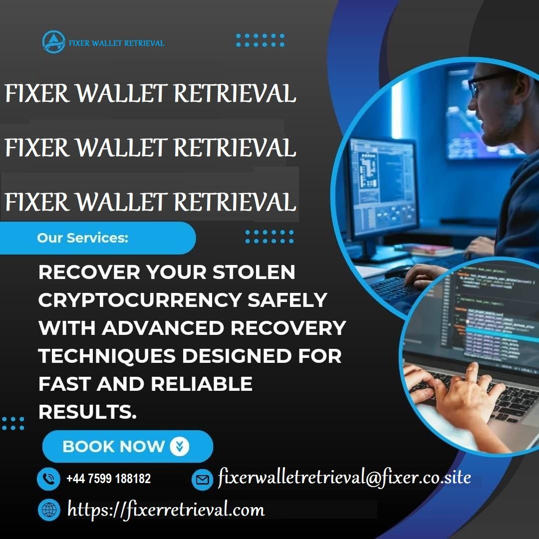 HIRE THE BEST CRYPTO RECOVERY SPECIALISTS - FIXER WALLET RETRIEVAL
